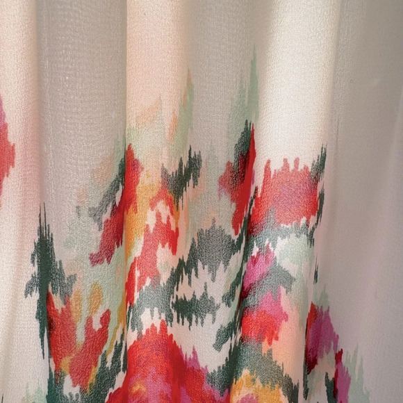 Joie 100% Silk spaghetti strap, halter neckline short dress size small. Flirty. - Picture 4 of 13